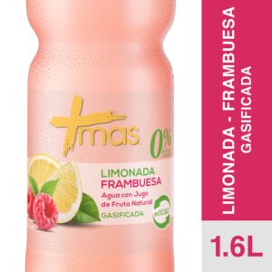Agua Saborizada Mas Limonada Frambuesa Gasificada 1.6 L