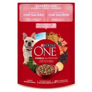 Alimento Húmedo Perro Purina One Super Foods Salmón 85 g