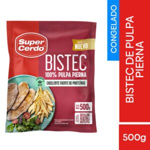 Bistec de Pulpa de Cerdo Super Cerdo Congelado 500 g