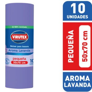 Bolsa de Basura Virutex Aroma Lavanda 50 x 70 cm 10 un.