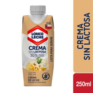 Crema Sin Lactosa Loncoleche 250 ml