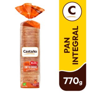 Pan Molde Castaño Integral XL 770 g