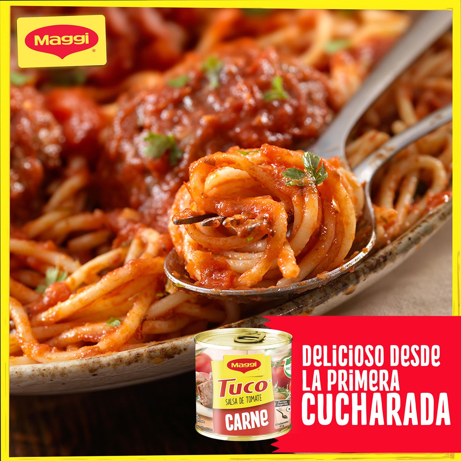 Salsa de Tomate Maggi Tuco con Carne 245 g - Image 3