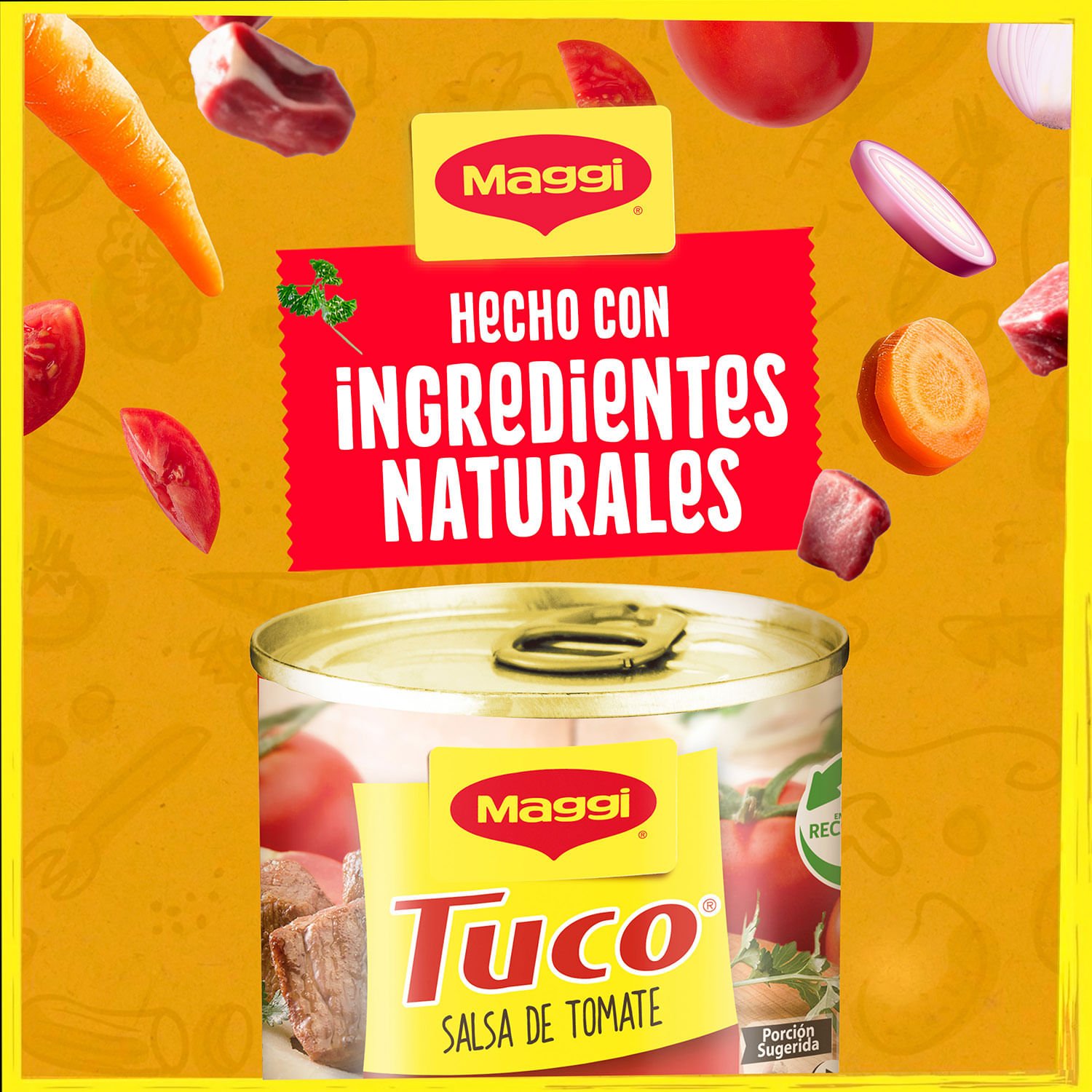 Salsa de Tomate Maggi Tuco con Carne 245 g - Image 4
