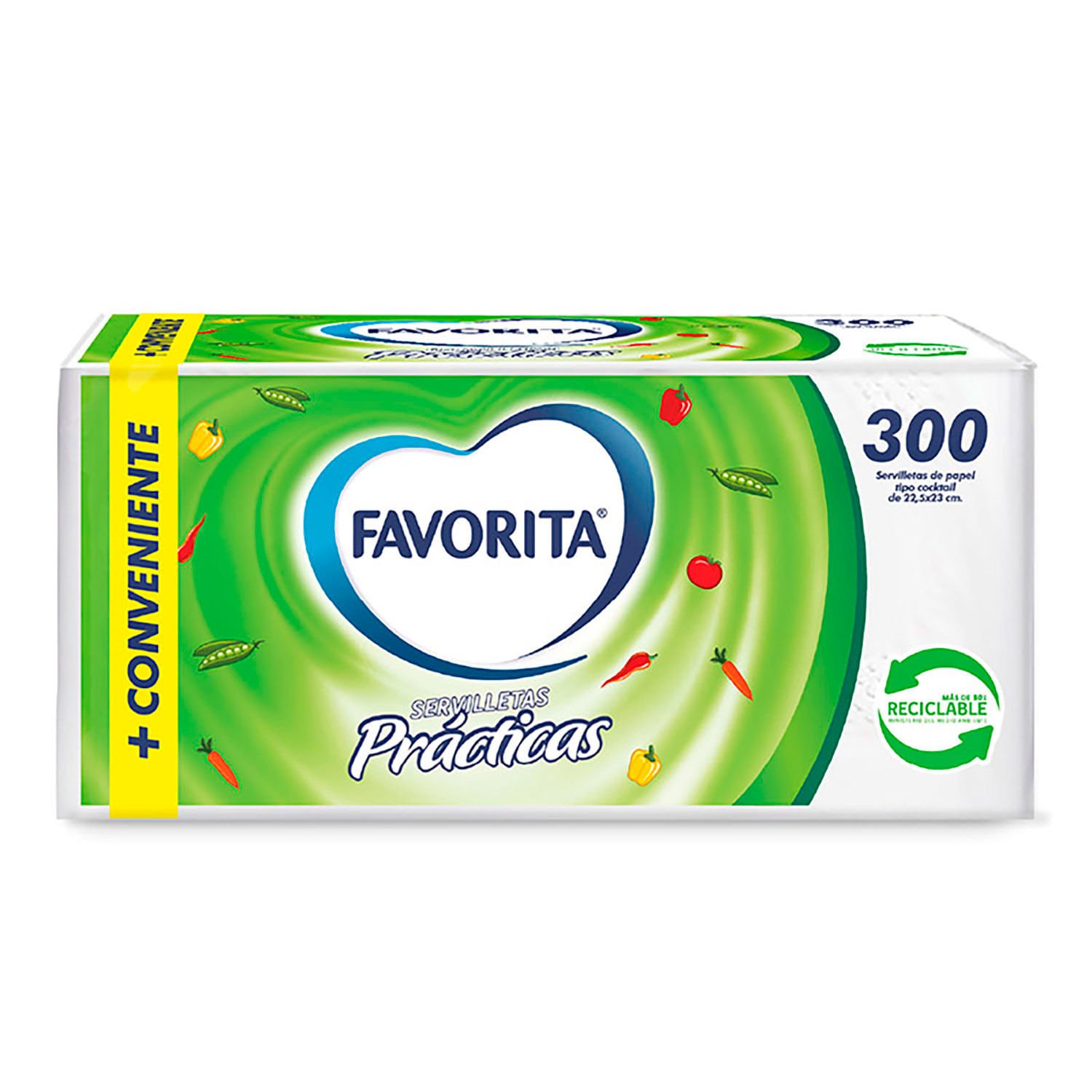 Servilletas Favorita Práctica Cockatil 300 un. - Image 2