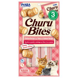Snack Gato Churu Bites Salmón 3 un. 30g