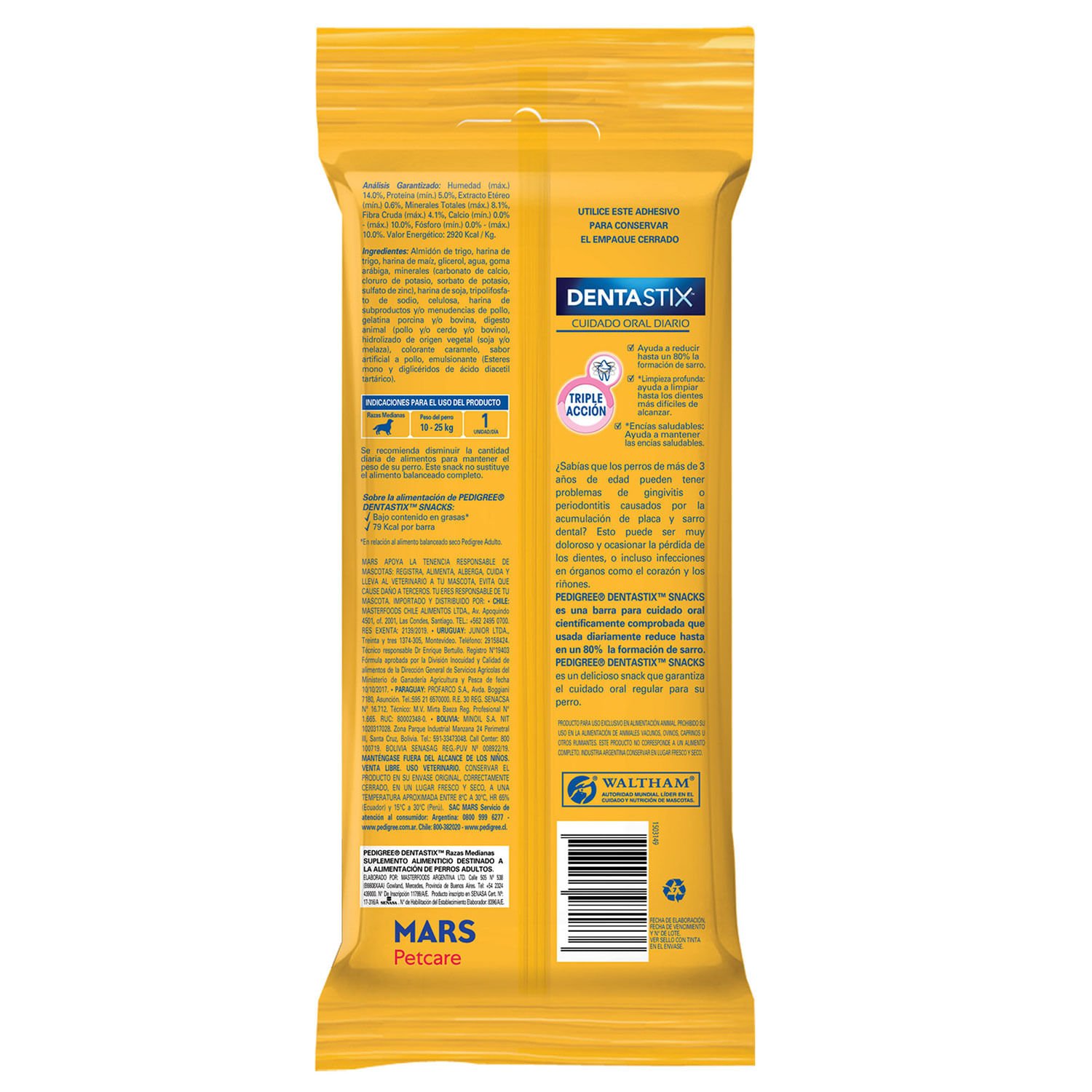 Snack Perro Pedigree Dentastix Raza Mediana 7 un. - Image 2