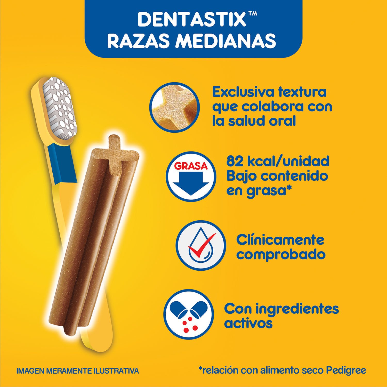 Snack Perro Pedigree Dentastix Raza Mediana 7 un. - Image 6
