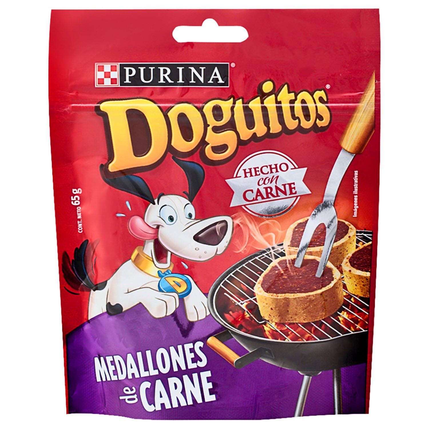 Snack Perro Doguitos Medallones de Carne 65 g - Image 2