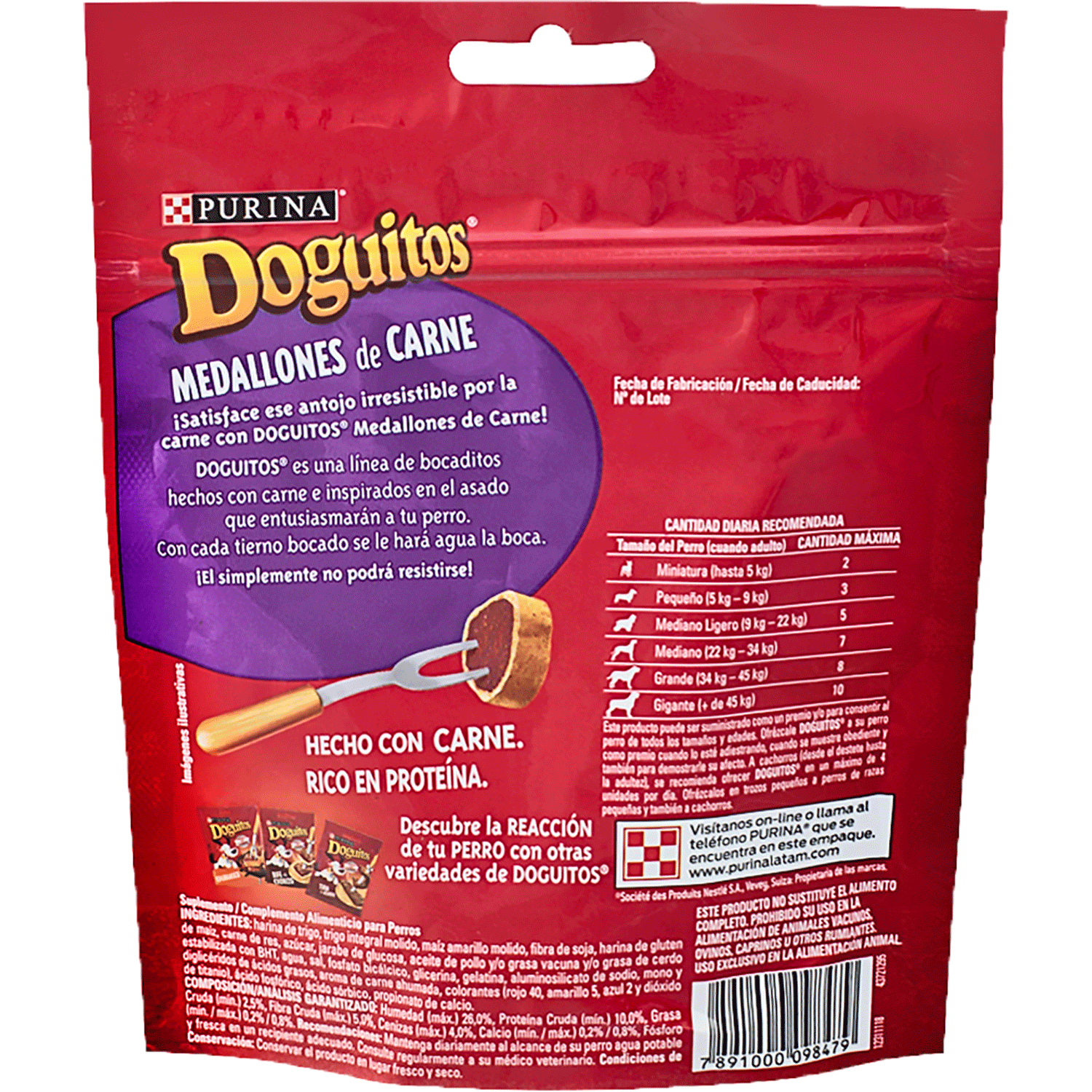 Snack Perro Doguitos Medallones de Carne 65 g - Image 5